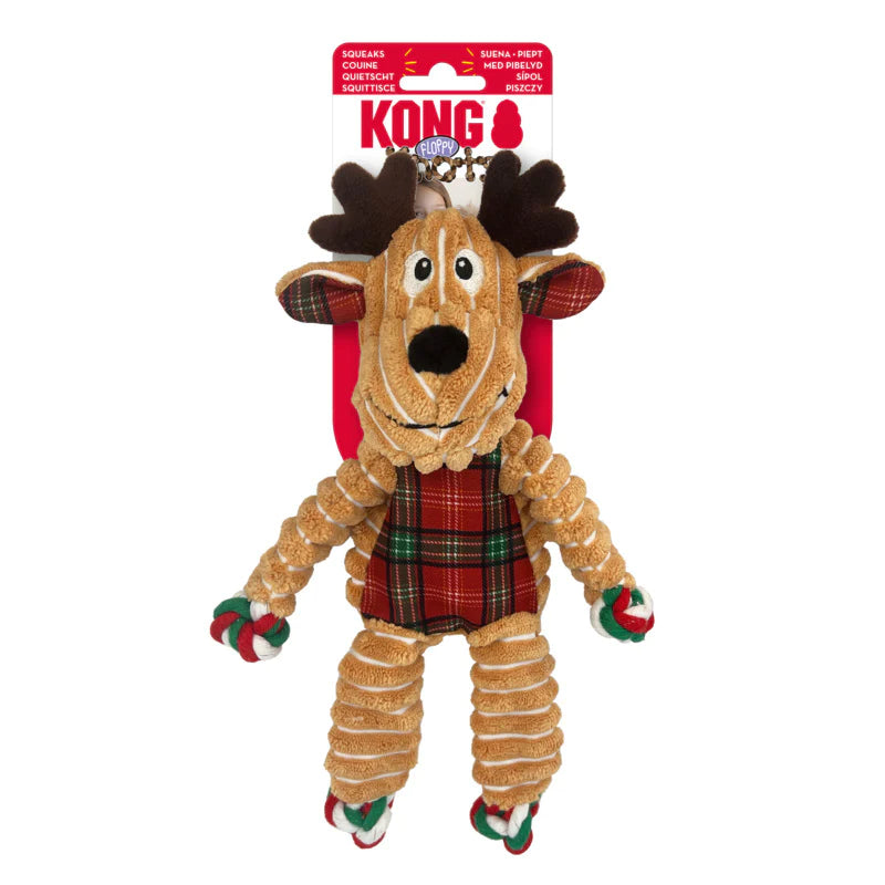 KONG - Floppy Knots Kerst rendier (24 cm)