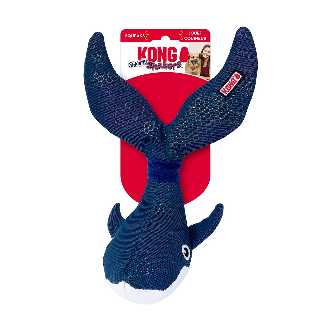 KONG Shimmy Shakers Walvis (30 cm)