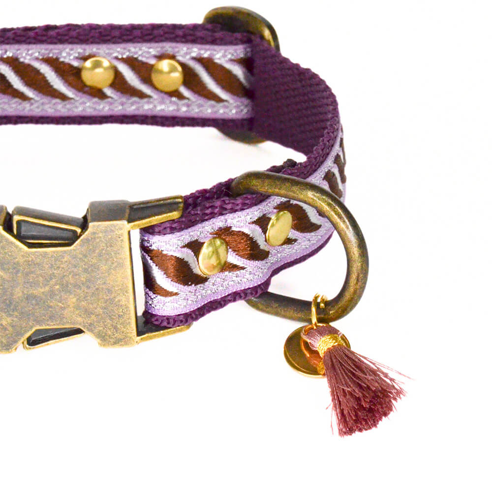 Rockxdogs - Halsband Ozzy paars