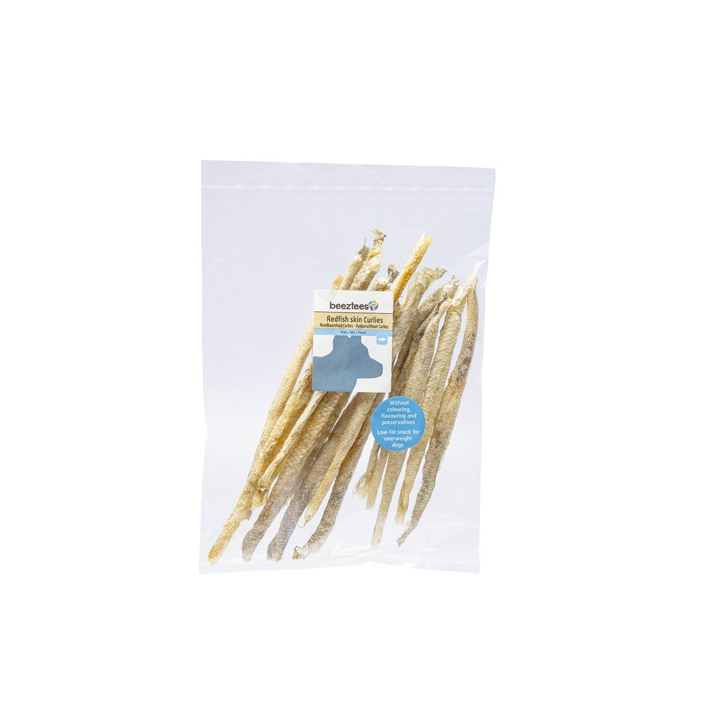 Beeztees - Roodbaarshuid Curlies - 100 gram