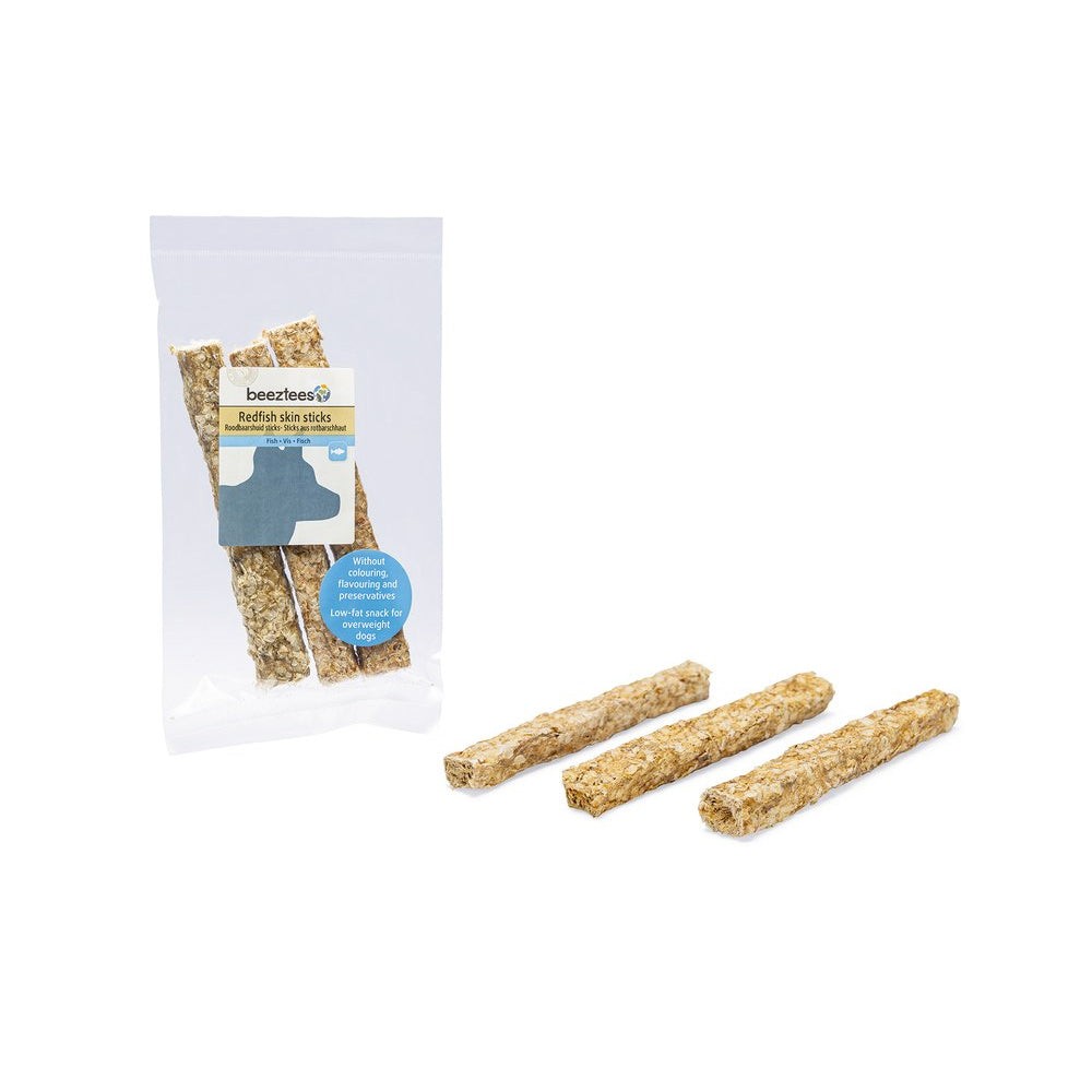 Beeztees - Roodbaarshuid Sticks - 3 stuks