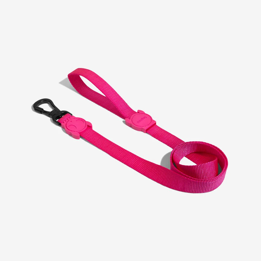 Zee.Dog - Riem Pink Led