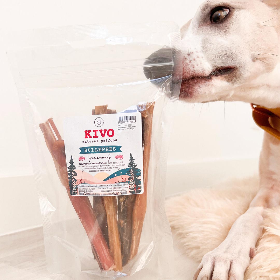 Kivo Petfood - Bullepees Gezaagd - 5 stuks