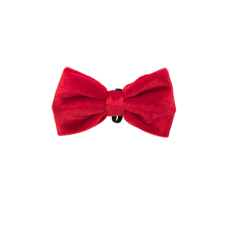 Trixie Kerststrik Rood Fluweel (10 cm)