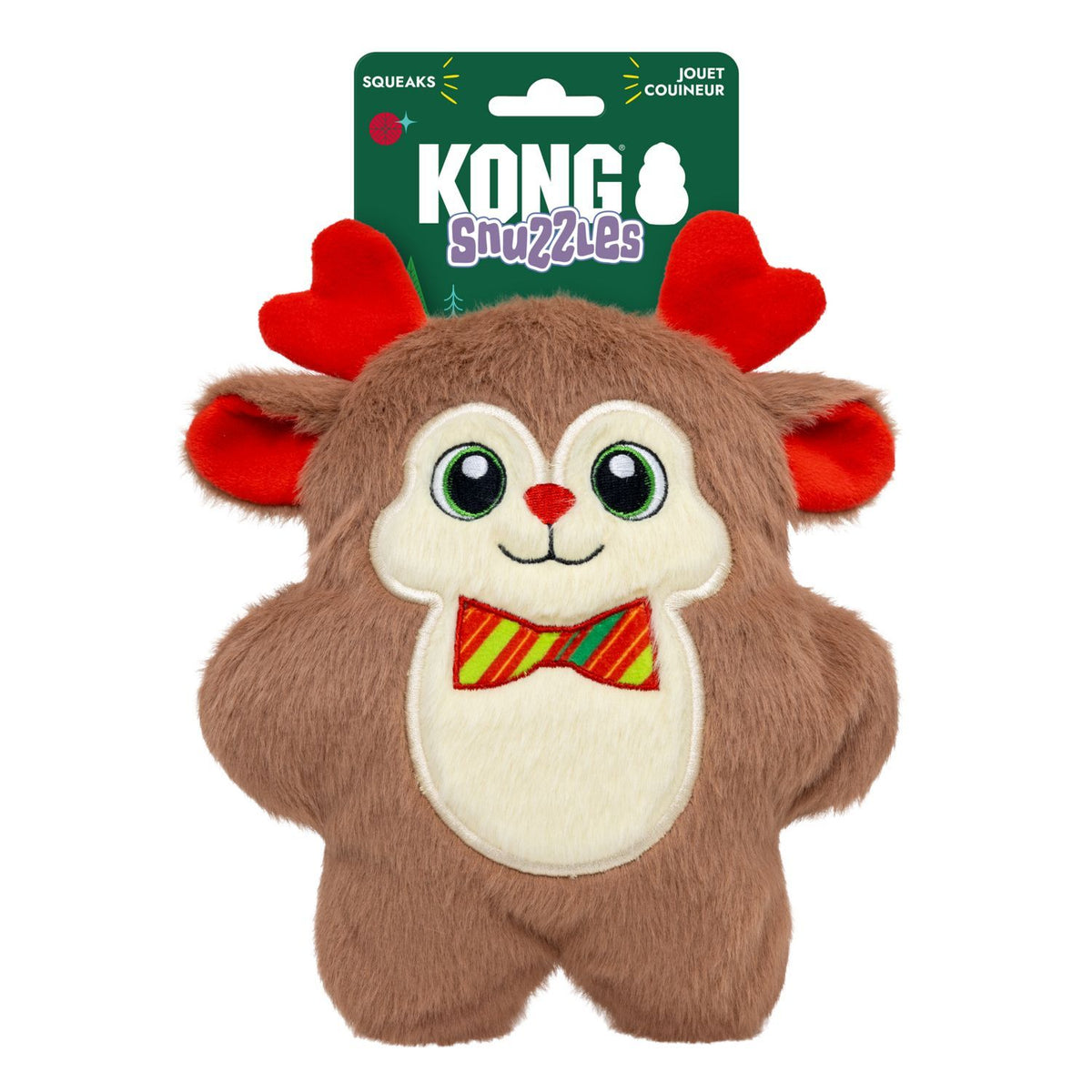 KONG - Holiday Snuzzles Rendier met vlinderstrik (15 cm)