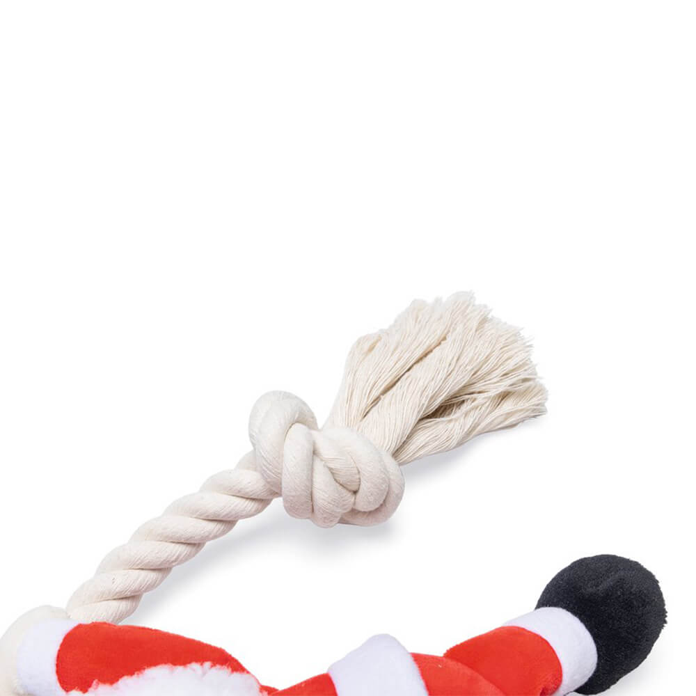 Beeztees - Kerstman met Touw (20 cm)