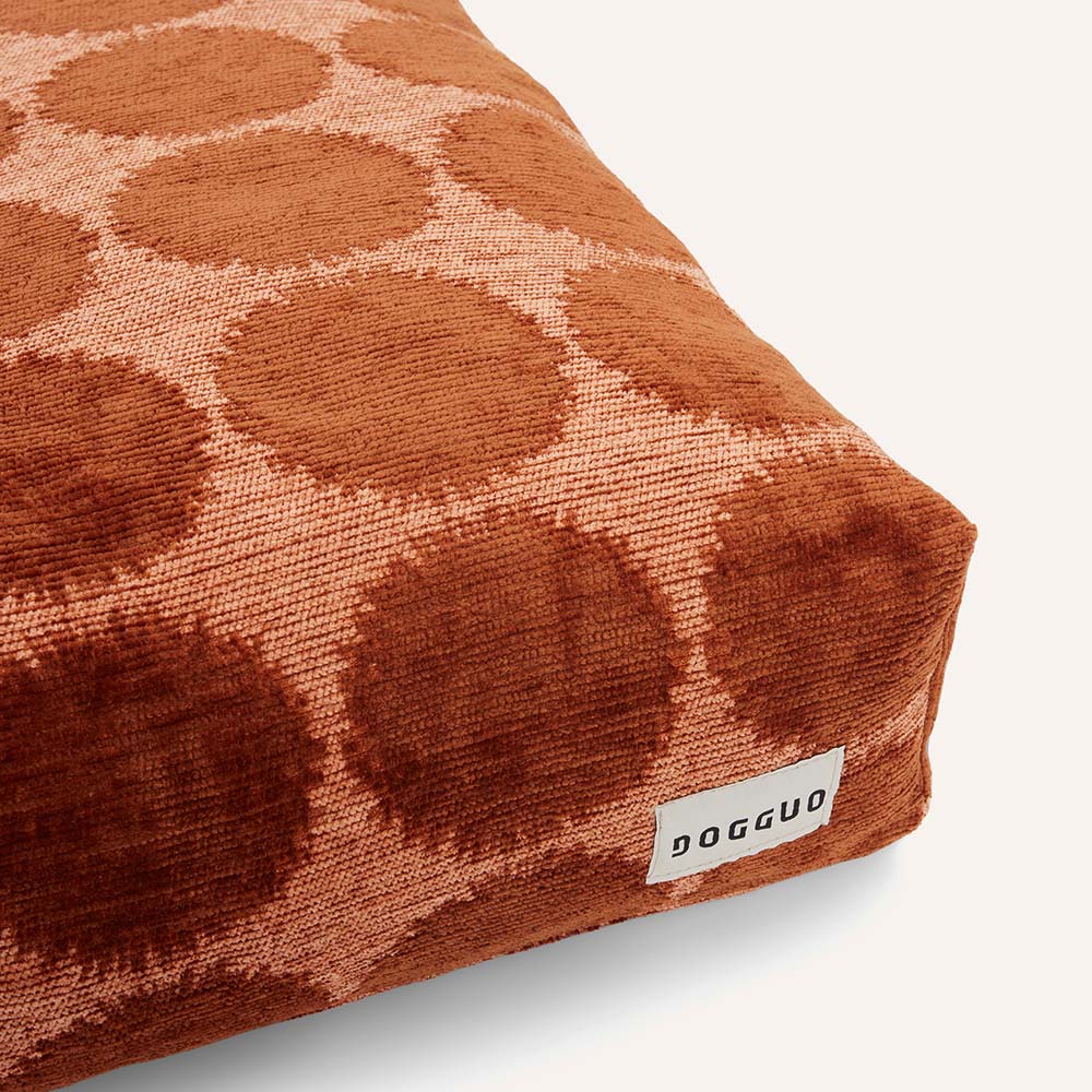 DOGGUO - Dot Dog Bed - Mocha/Brown