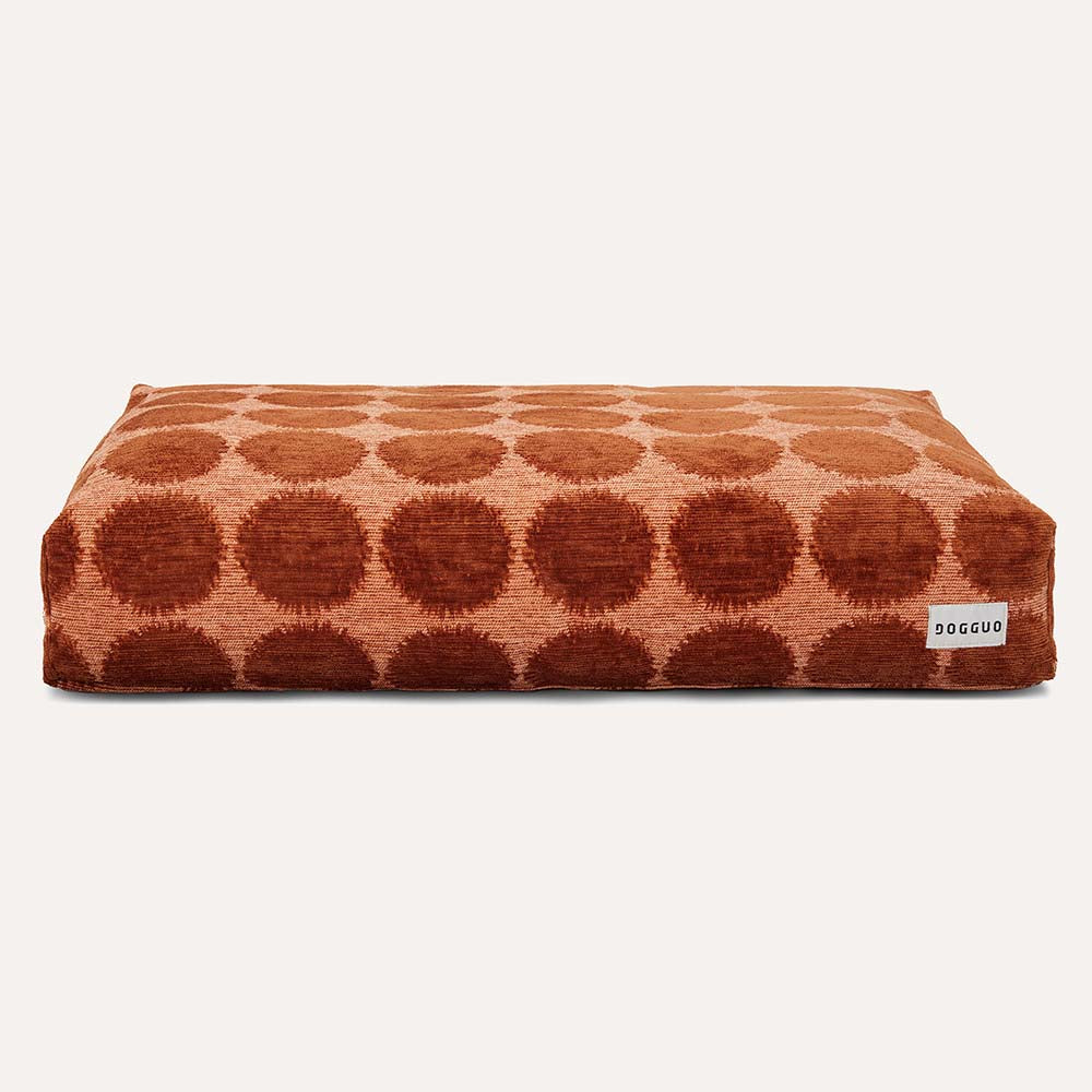 DOGGUO - Dot Dog Bed - Mocha/Brown
