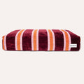 DOGGUO - Streep hondenmand - Bordeaux/Oranje/Roze