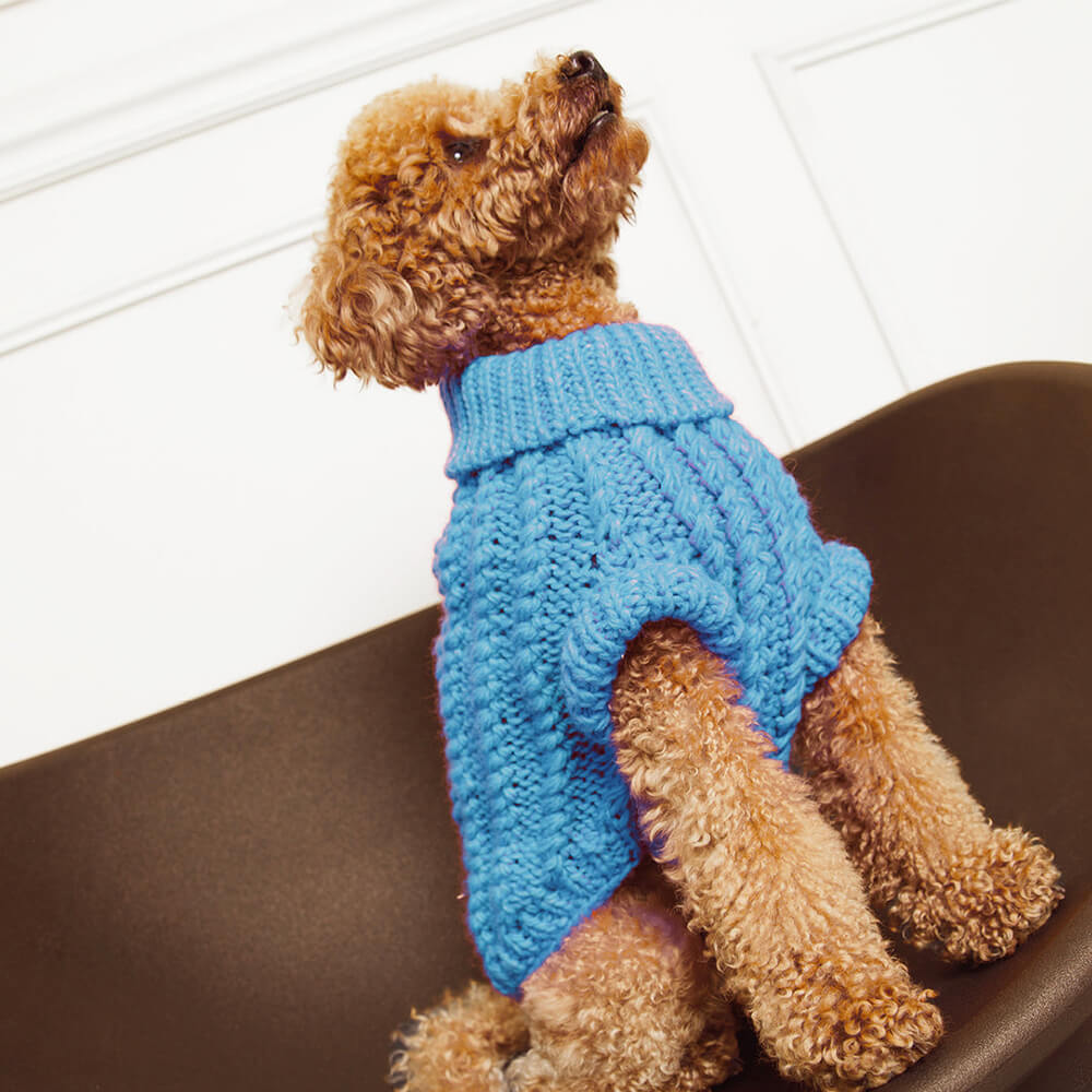DOGGUO - Dog Sweater - Blue
