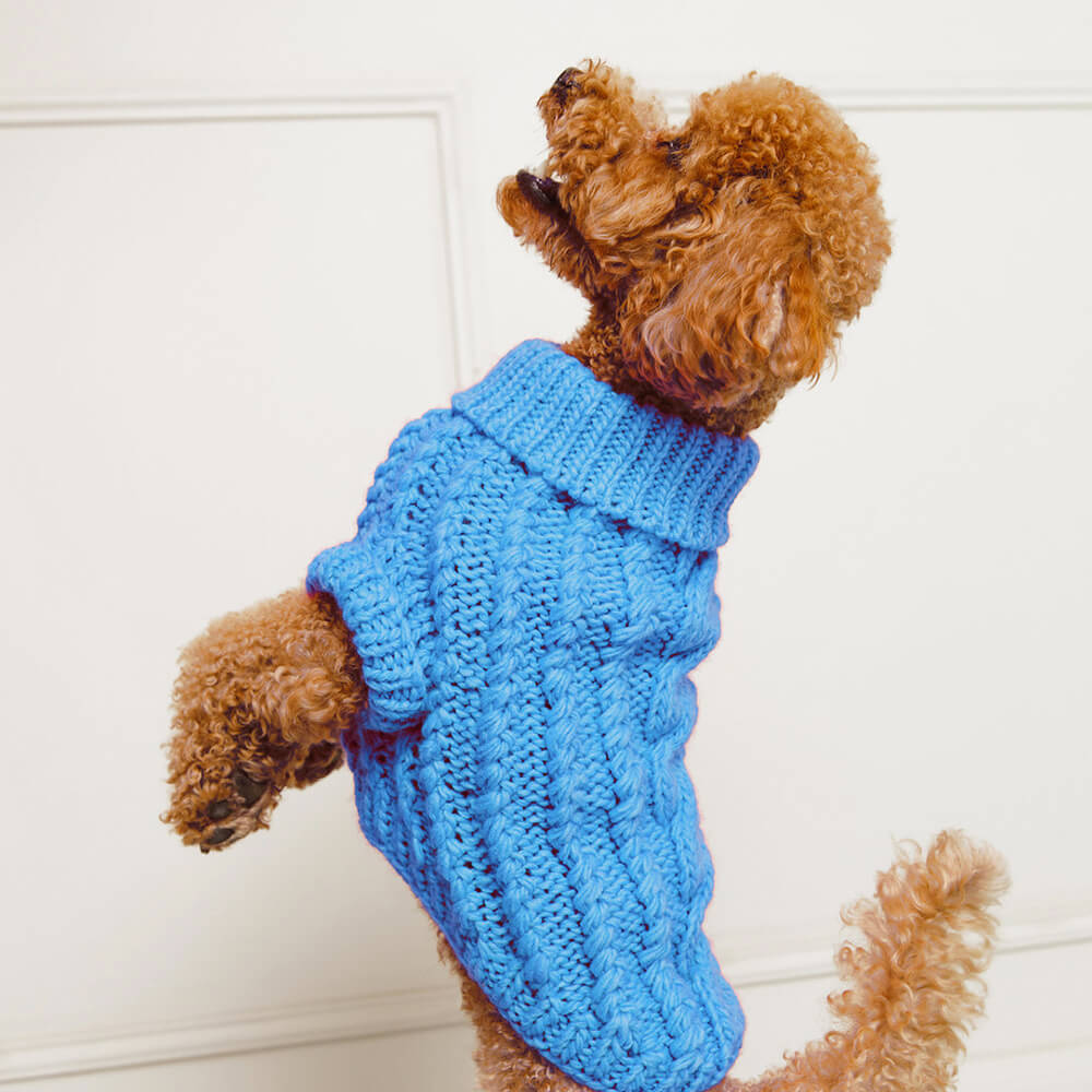 DOGGUO - Dog Sweater - Blue