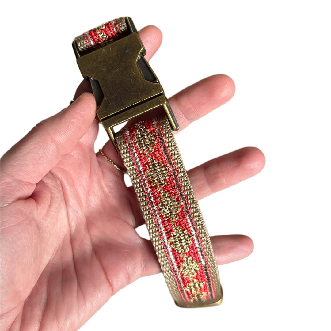 Halsband Glitter up! - Red