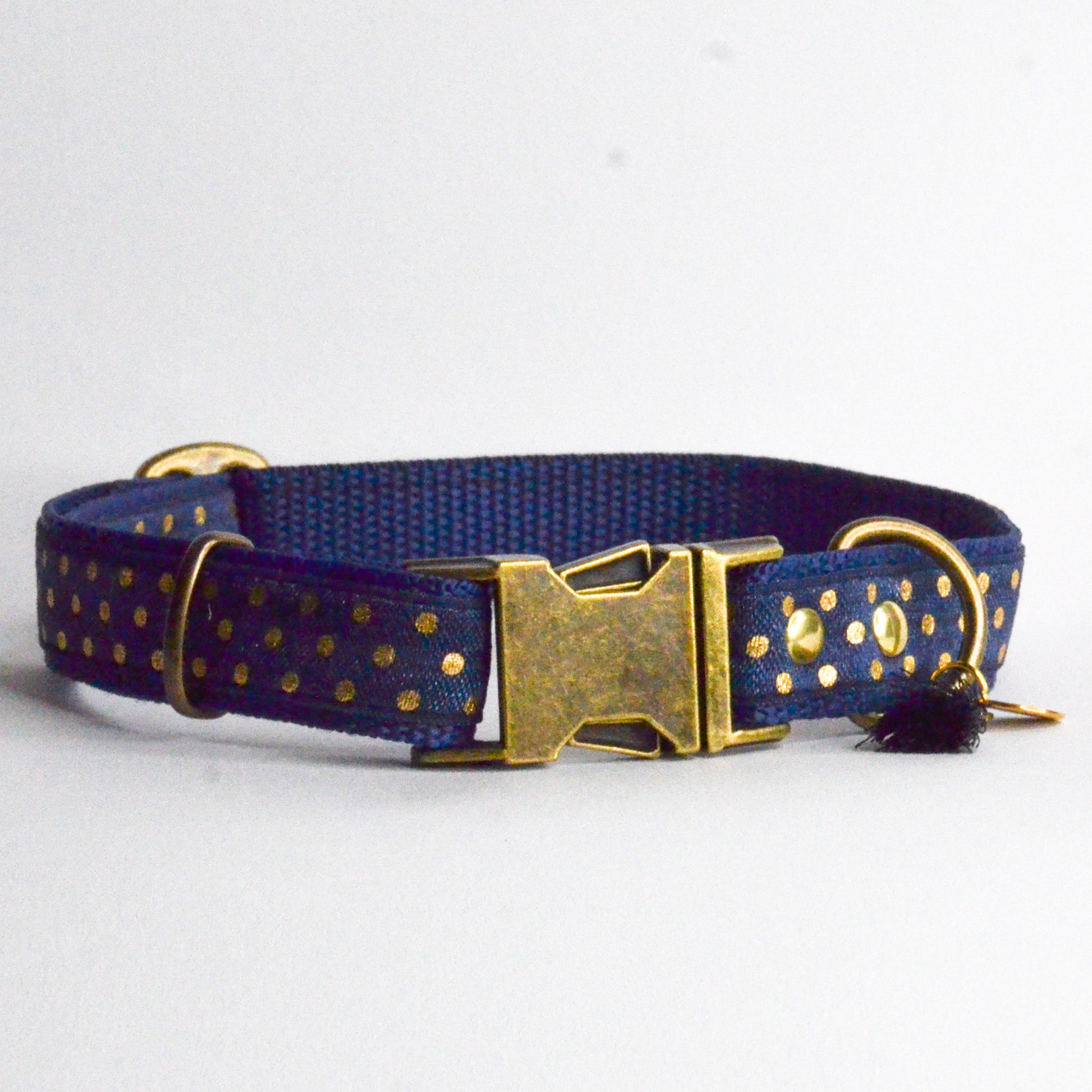 Rockxdogs - Halsband Golden Dots