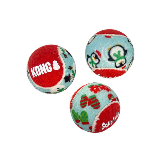 KONG - Holiday Squeakair Ball - 1 stuk (6,5 cm)