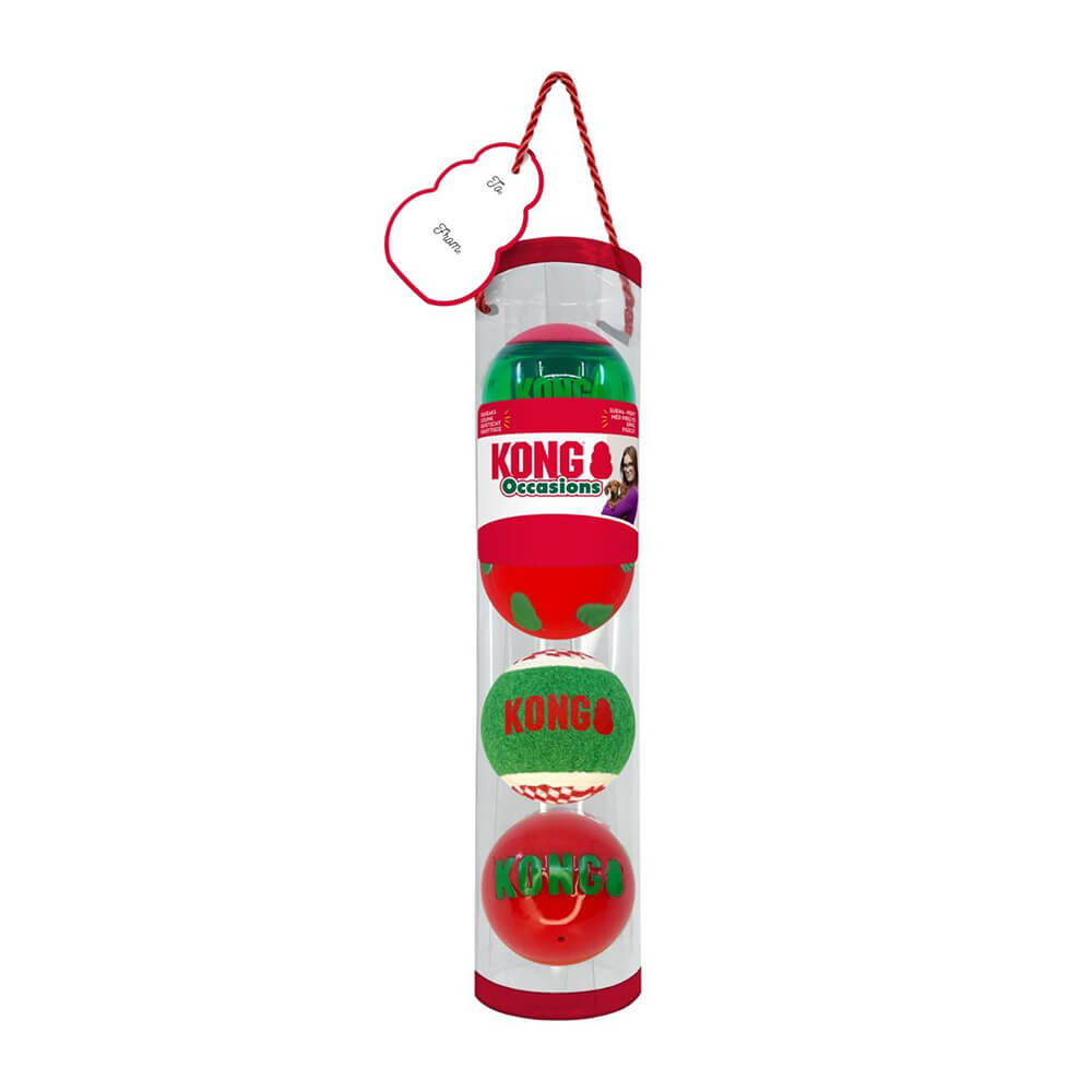 KONG - Holiday Occasions - 4 ballen