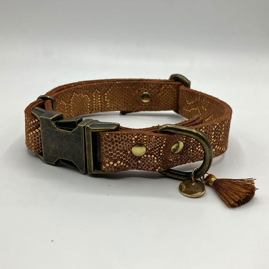 Rockxdogs - Leren halsband Bellissima