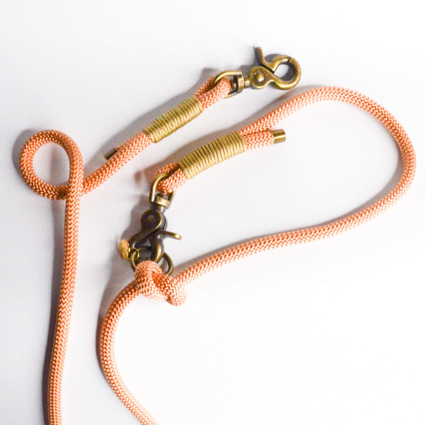 Rockxdogs - (Handsfree) Looplijn Copper Gold