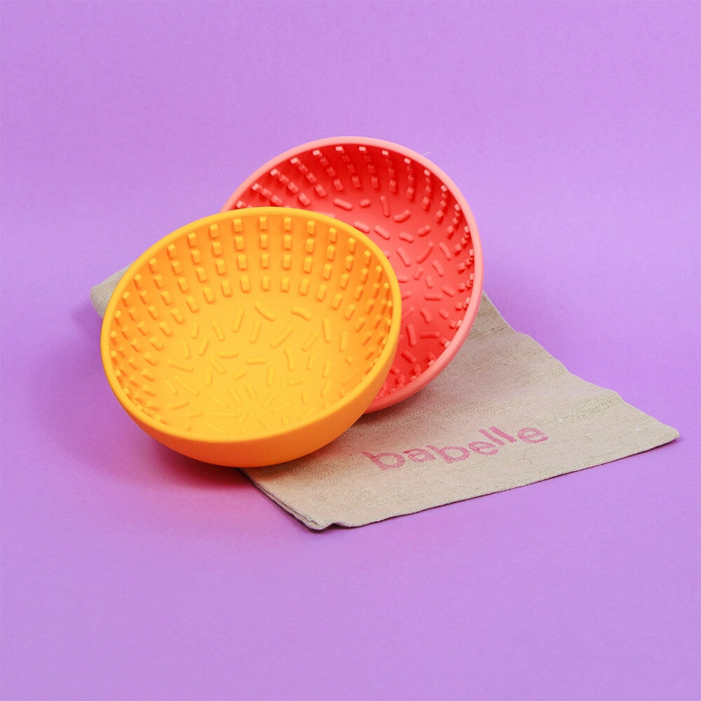 Babelle - Mini Wiggler Lick Bowl - Yellow