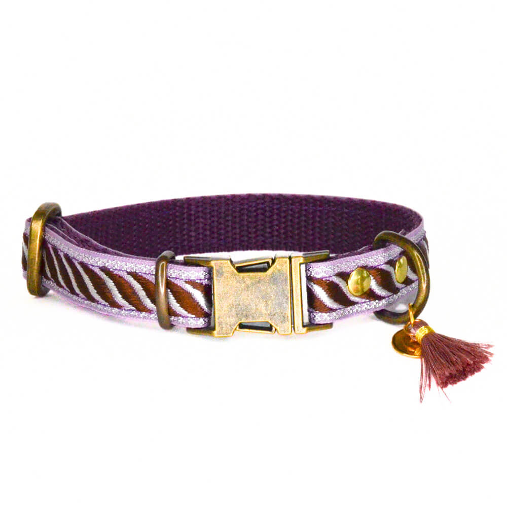 Rockxdogs - Halsband Ozzy paars