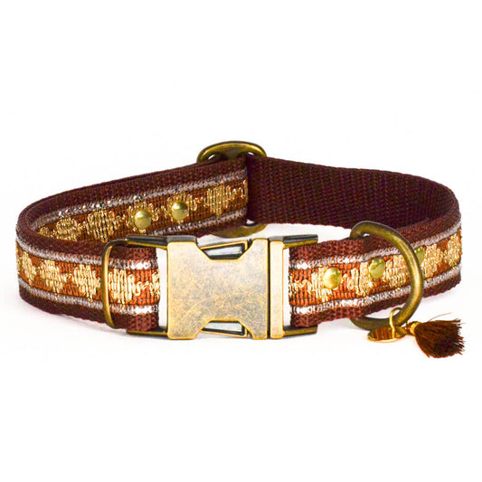 Rockxdogs - Halsband Glitter up! - Brown
