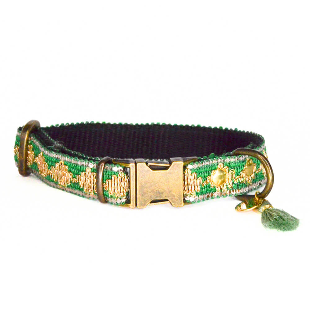 Rockxdogs - Halsband Glitter up! - Green