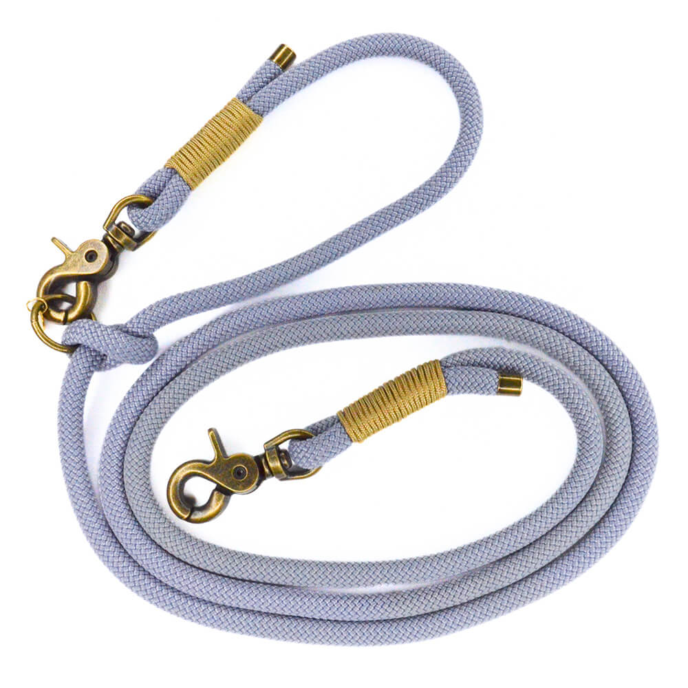 Rockxdogs - (Handsfree) Looplijn Lila Grey