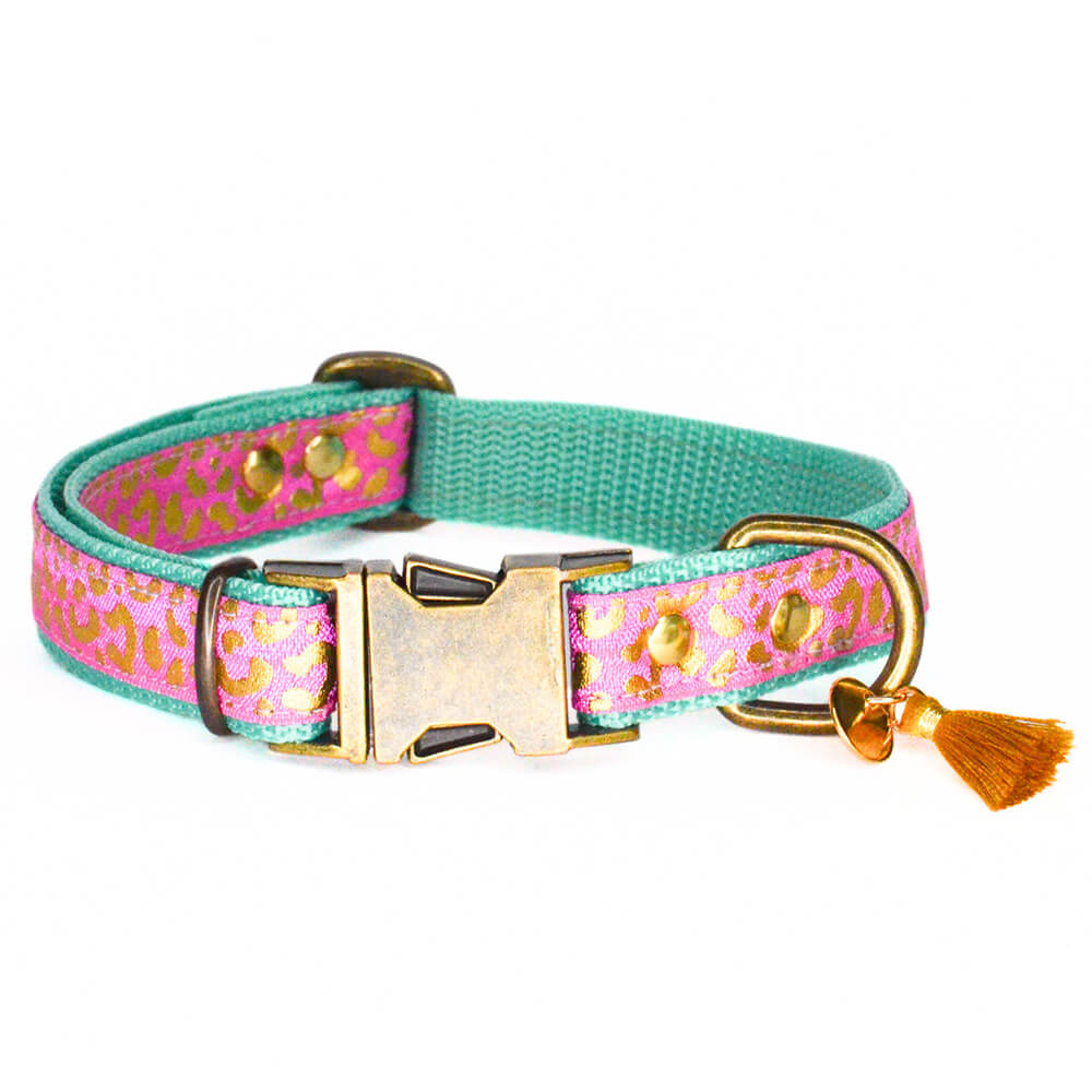 Rockxdogs - Halsband Go Wild! - Boho Rose Panter