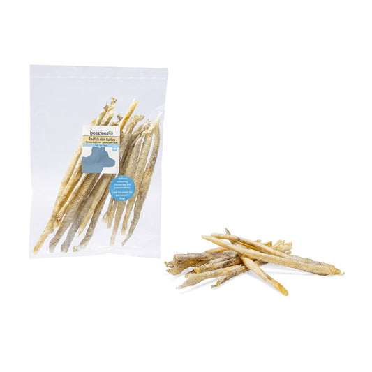 Beeztees - Roodbaarshuid Curlies - 100 gram