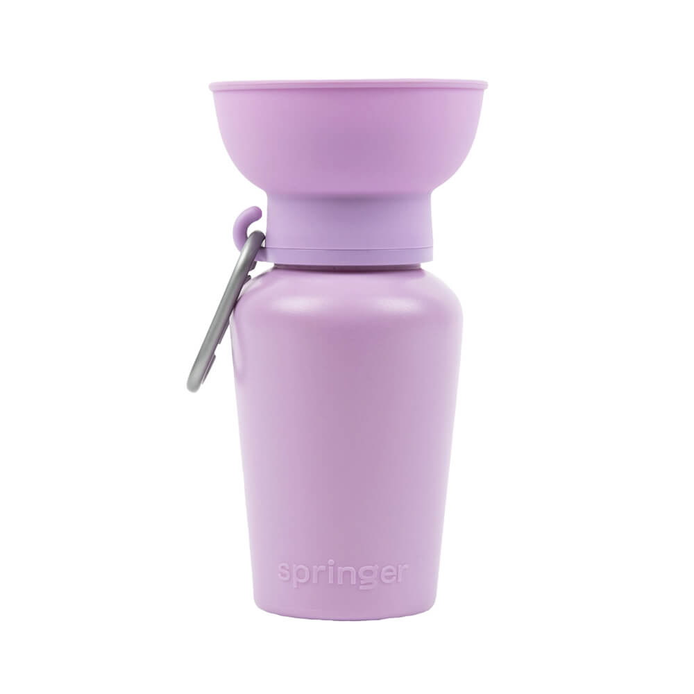 Springer - Flip Dog Travel Bottle - Lilac (590 ml)