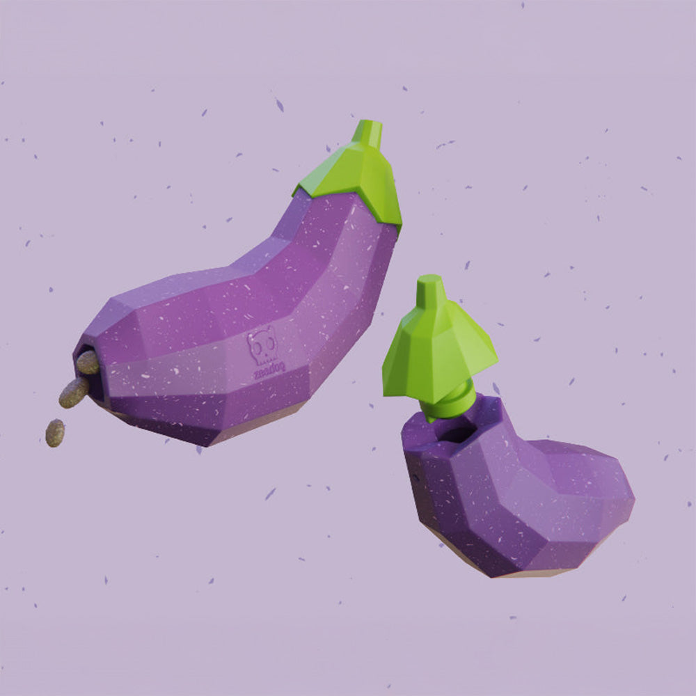 Zee.Dog - Super Veggiez - Aubergine (13 cm)
