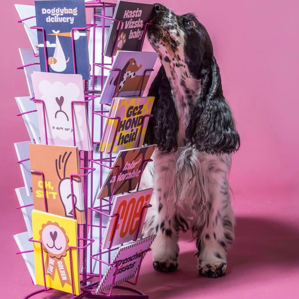 Heyday - Wenskaart - Frenchie kisses