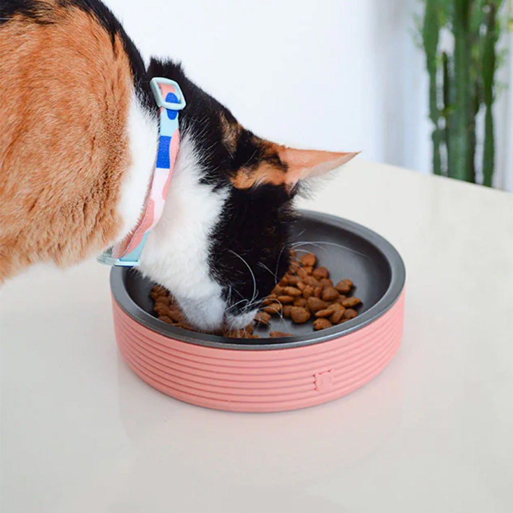 Zee.Cat - Katten voer- en drinkbakje Terracotta