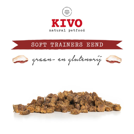 Kivo Petfood Soft Trainers Eend - 100 gram