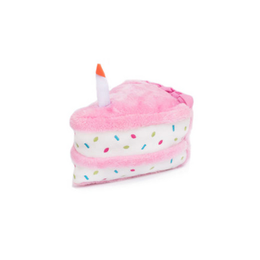 ZippyPaws Birthday Cake - Pink (17 cm)