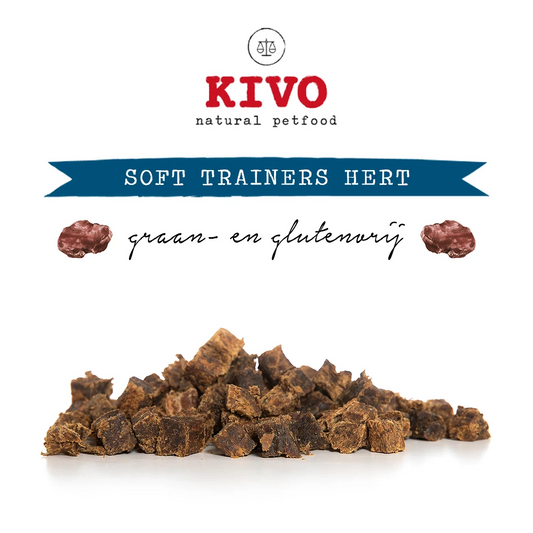 Kivo Petfood Soft Trainers Hert - 100 gram
