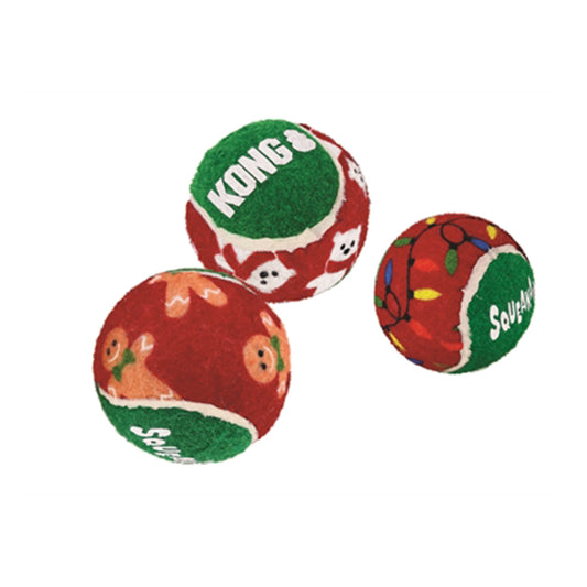 KONG - Holiday Squeakair Ball - 1 stuk (6,5 cm)