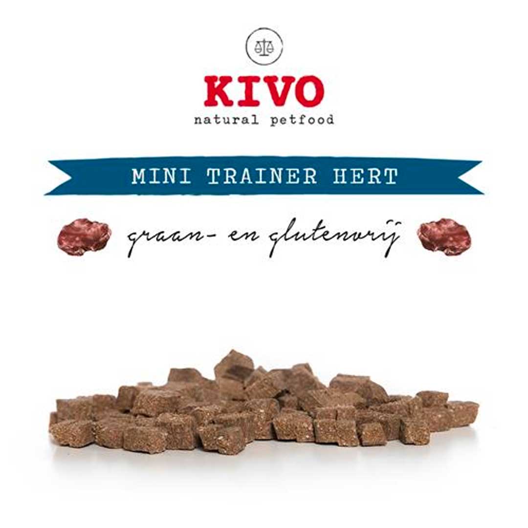 Kivo Petfood - Mini Trainer Hert - 200 gram