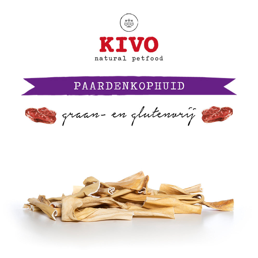 Kivo Petfood - Paardenkophuid - 250 gram