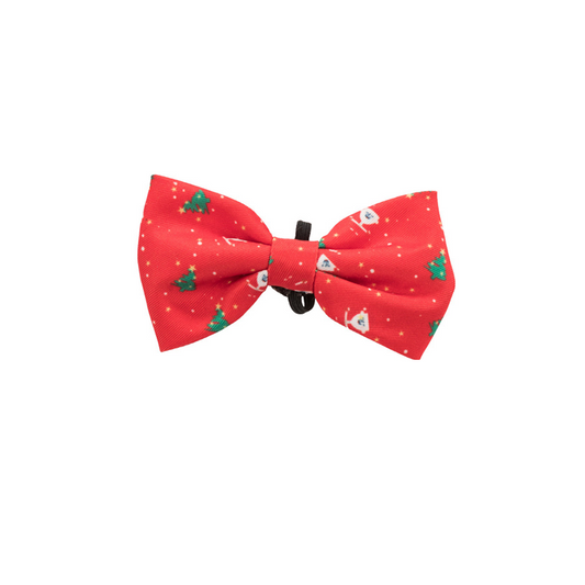 Trixie Kerststrik Rood Print (10 cm)