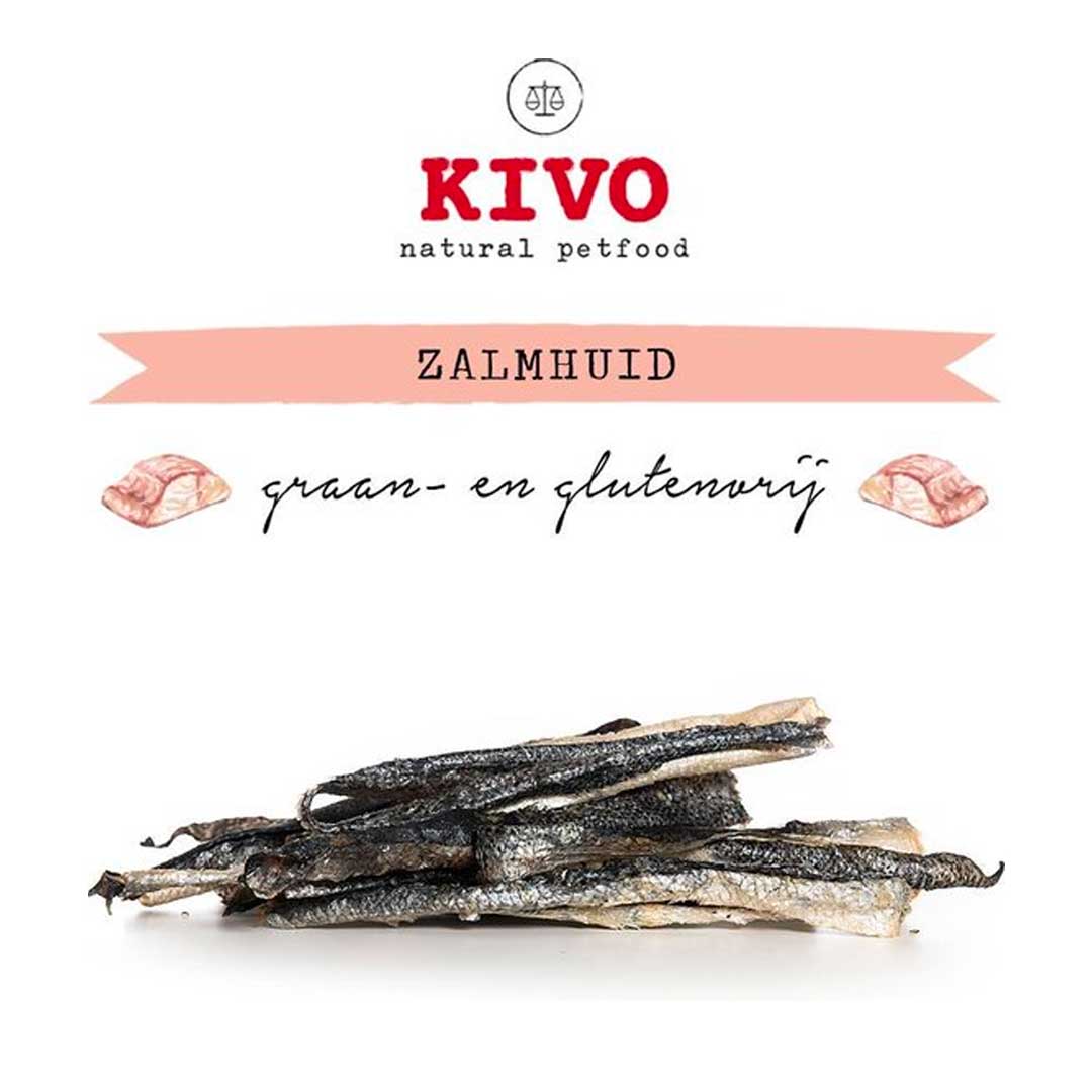 Kivo Petfood - Zalmhuid - 250 gram
